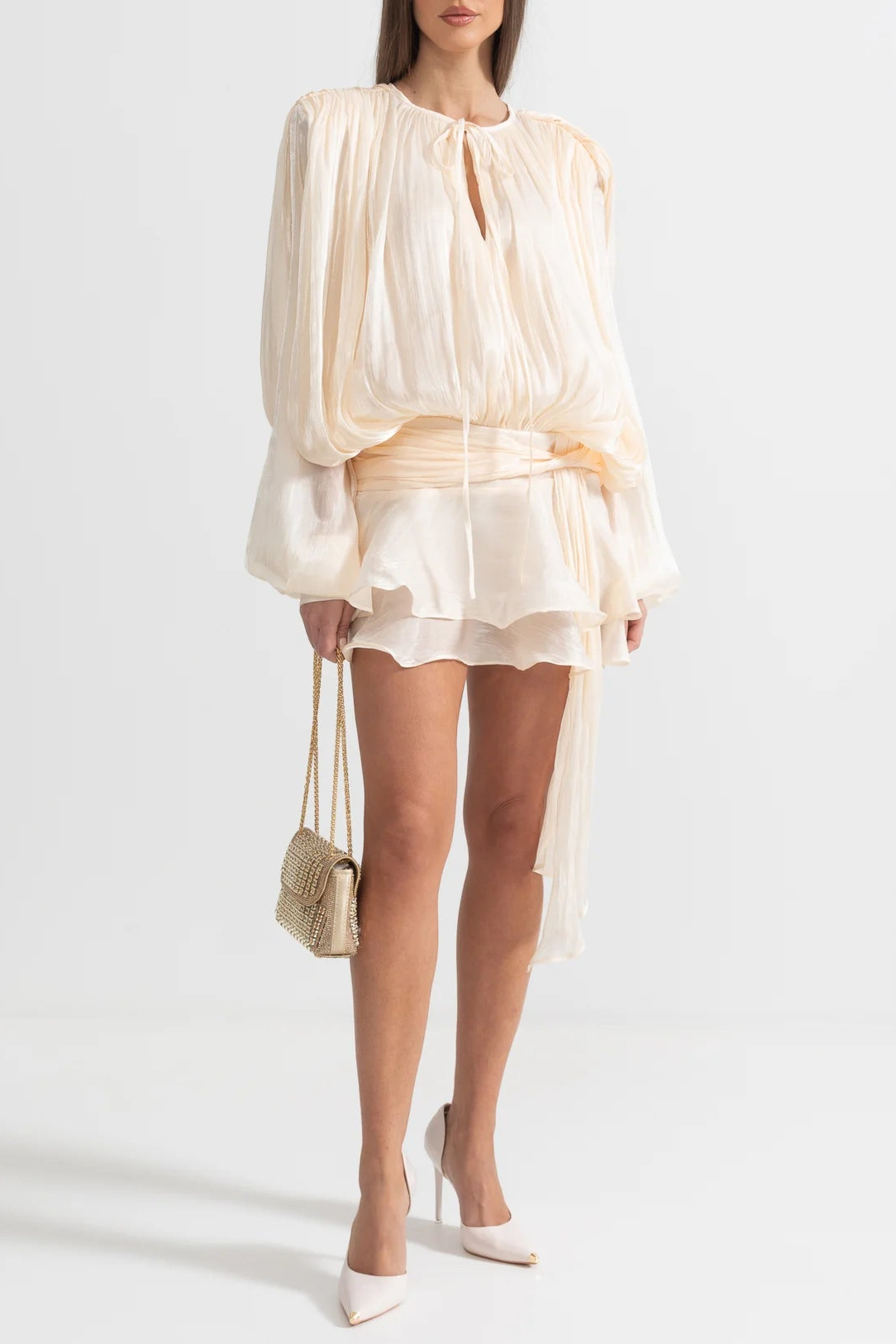 Sienna Ruffled Mini Dress