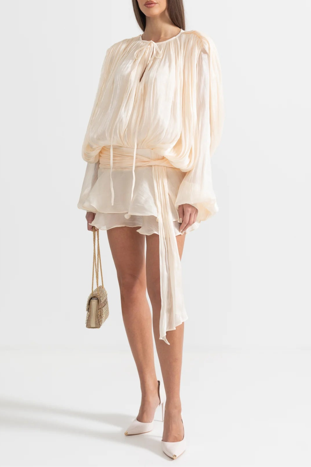 Sienna Ruffled Mini Dress