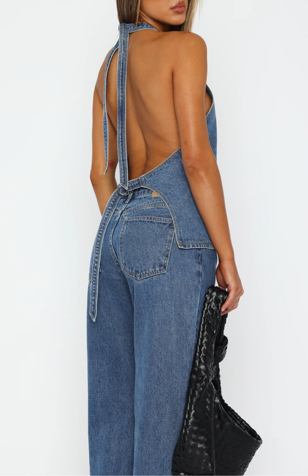Lexi Halter Denim Top