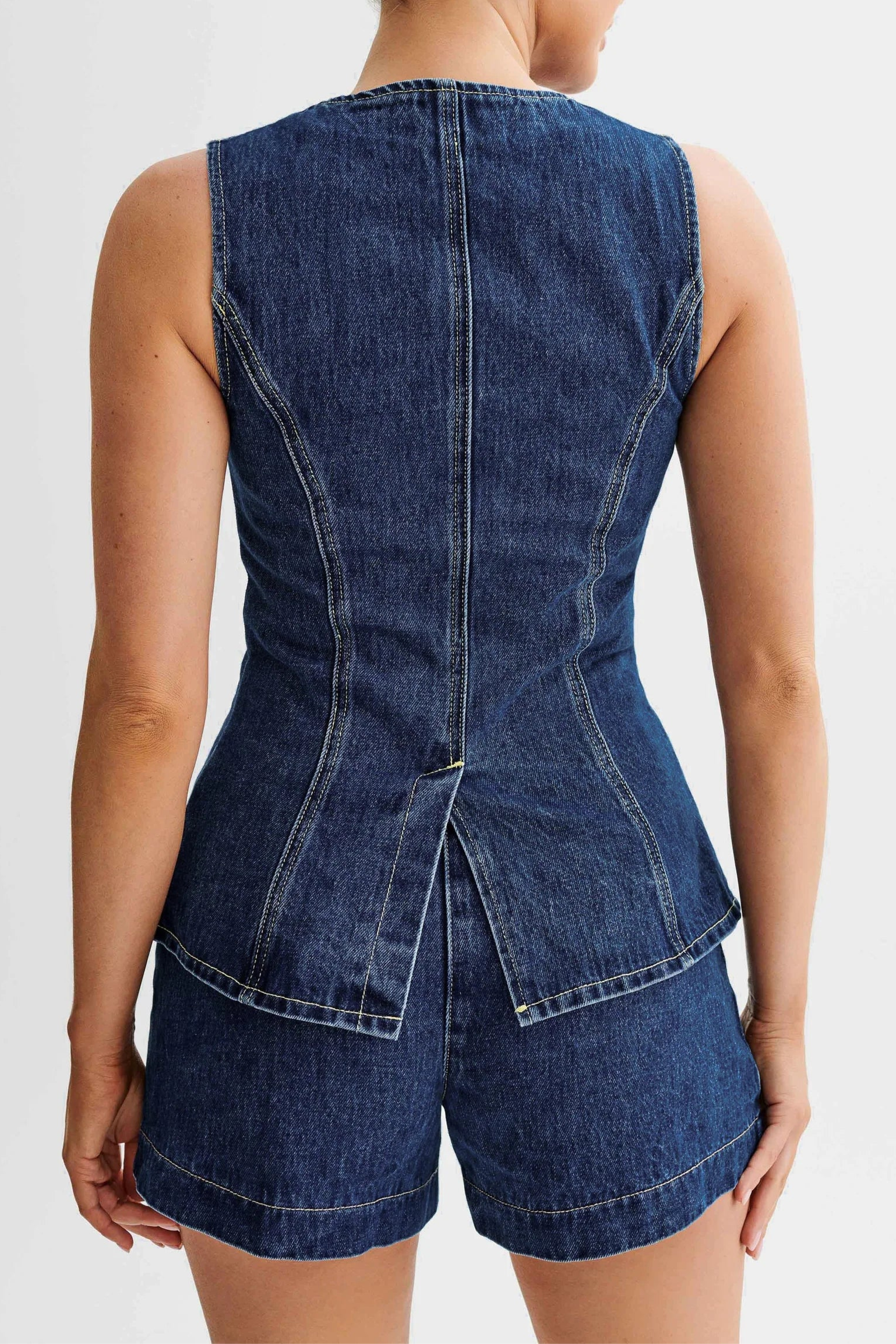 Anya Denim Top [+ Free Matching Shorts - Today]